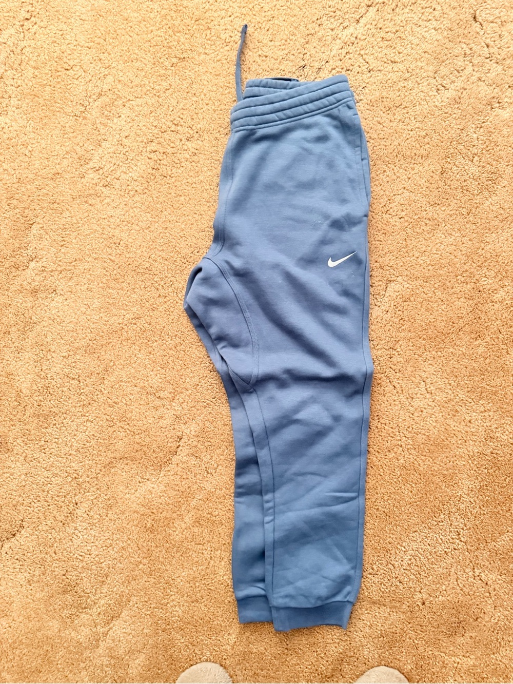Nike Slate Blue Men's Jogger Sweatpants with White Swoosh